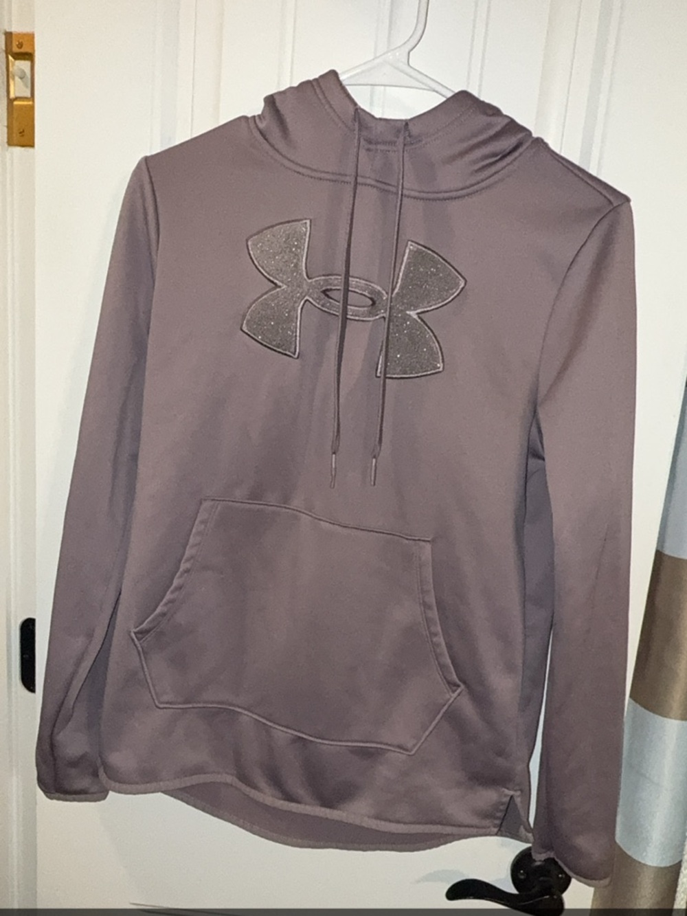 Under Armour Women's Pullover Hoodie in Dusty Mauve